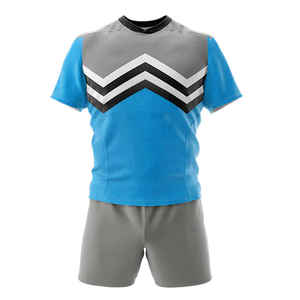 Nouveau produit tendance, best-seller, uniforme de rugby à manches courtes, vêtements de sport durables et respirants, logo personnalisé, sublimation, vêtements de football - Product Image 2