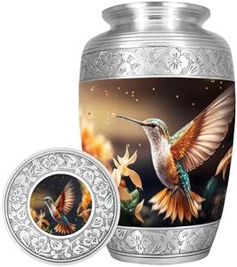 Artisan Crafted Adult Aluminum Funeral Cremation <b>Keepsake</b> Urn <b>Memorial</b> Ash Storage Featuring Premium Elegant Surface - Product Image 5
