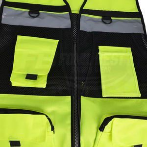 FONILBEST SPORTS WEARS Combinaison de travail unisexe en polyester respirant et réfléchissant haute visibilité pour la sécurité des motards, conception personnalisée OEM - Product Image 4