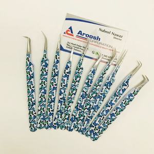 แหนบต่อขนตาปลอมทำจากสเตนเลสคุณภาพสูงพิมพ์ลายบัตเตอร์ฟลายปลายแหลมออกแบบโลโก้ได้ตามต้องการ - Product Image 5