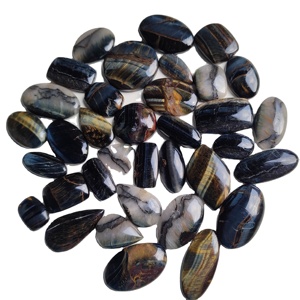 Pierre précieuse naturelle de quartz œil de tigre, qualité supérieure, pour accessoires de bijouterie, excellente pierre de guérison, taille coussin, tailles mixtes 10-60mm, effet de couleur changeant - Product Image 3
