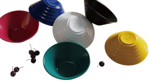 ชามขนาดใหญ่ PGT ทนทานและเป็นมิตรกับสิ่งแวดล้อม - สีแดงคลาสสิก |   MIT - Product Image 4