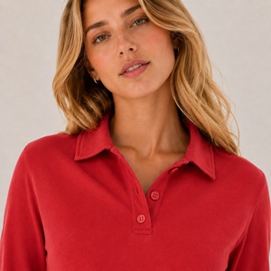 Camisa Polo de Uniforme para Mujer, Personalización de Marca, Ropa Corporativa, Fabricante y Proveedor de Etiqueta Privada OEM ODM - Product Image 4