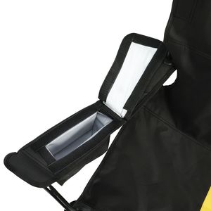<b>Heavy</b> <b>Duty</b> Folding <b>Camping</b> <b>Chair</b> with Built-In Cooler Bag 350LBS Capacity Cup Holder and Side Pocket Portable Outdoor - Product Image 6