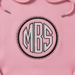 Sudadera con Capucha Rosa de Algodón Pesado con Logotipo Personalizado, Ajuste Regular, 100% Algodón, Forro Polar, Estilo Urbano, Unisex, con Pedrería, Venta al por Mayor para Otoño - Product Image 4