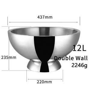 Elegante cubitera dorada para eventos de lujo y servicios de hospitalidad premium - Product Image 5