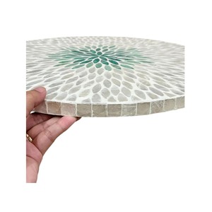 ถาดหมุนฝังเปลือกหอยกาบปะการัง - Product Image 4