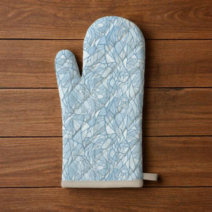 Heat Resistant Cotton Cooking Gloves, Kitchen Oven Gloves for Baking, <b>BBQ</b>, Grilling and Pot Handling - Product Image 1