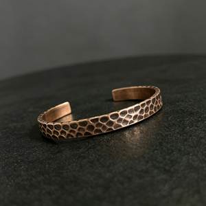 Hammered Ancient Arthritis Magnetic Pure Copper <b>Bracelet</b> Hot Sale Copper <b>Bracelet</b> Arthritis Pain Relief Copper Magnetic Therapy - Product Image 4