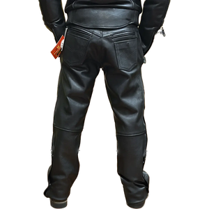 Patriot Chaps en cuir de vachette platine - Product Image 3