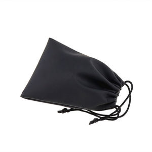 <b>Black</b> Mini Portable Drawstring Pouch Made of Polyester <b>Small</b> Travel <b>Bag</b> with Drawstring Designed custom logo and desighn - Product Image 1