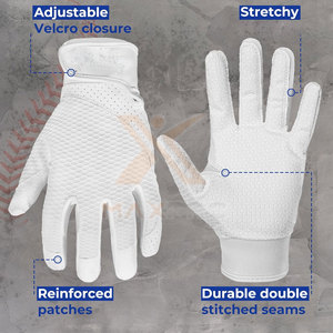 Gants de frappe de baseball en cuir véritable pour droitiers et gauchers, design unique - Product Image 3