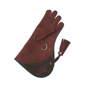 Gants de chasse à la fauconnerie en gros |   Gants de sport en cuir de vachette double couche de qualité supérieure - Product Image 1