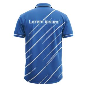 Camiseta Polo para Hombre con Logotipo Personalizado, Jersey de Spandex 91/9 Respetuoso con el Medio Ambiente, Sublimación Digital de Punto para Negocios de Golf - Product Image 4