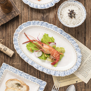 Royal Elegant Porcelain Dinner Set With Gold Rim Finish For Luxury Family Dining Events Wedding Celebrations Modern Kitchen - Product Image 6