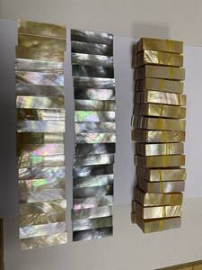 Accessoires de bricolage en gros : Éléments de coquillages naturels à toucher réel, forme naturelle, couleur arc-en-ciel, poli, imitation antique, motif ange - Product Image 4