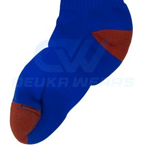 Chaussettes de sport athlétiques personnalisées à faible MOQ pour équipes, en coton/élasthanne, antibactériennes, côtelées, pour l'entraînement, avec semelle OEM - Product Image 4