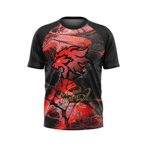 Custom Sublimated 7v7 Team Uniform Set Red Dragon Print Jersey Shorts <b>Backpack</b> Unisex Athletic Wear All Seasons Moisture Wicking - Product Image 6