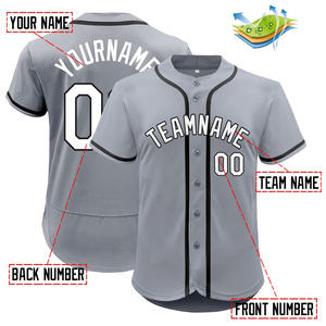 Camiseta de Béisbol/Sóftbol Personalizada al por Mayor, con Botones, Transpirable, de Secado Rápido, Unisex, para Adultos, 100% Poliéster, Manga Corta - Product Image 2