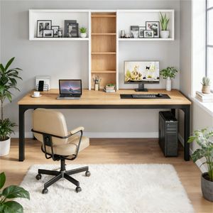 Rectangular Long Administrative Conference <b>Desk</b> for Office Use-Computer <b>Desk</b> - Product Image 4