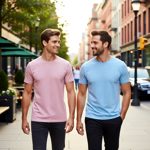 Camiseta Casual Premium para Hombre, 100% Algodón, 210 g/m², Cuello Redondo, Estampado, de Alta Calidad, Ecológica, de Secado Rápido y Transpirable, para Verano - Product Image 1