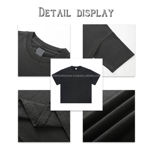 T-shirt en coton léger pour homme de haute qualité, 200 GSM, doux, confortable, respirant, décontracté, été, fournisseur en gros OEM, fabricant - Product Image 4