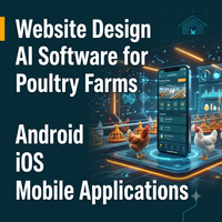 网站设计 人工智能 (AI) 软件 适用于家禽养殖场 Android iOS 移动应用程序 WordPress Shopify 插件 AI CRM 软件 电子商务