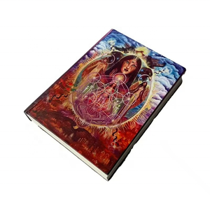 Magical Women Goddess Printed 100% Genuine <b>Leather</b> Notebook Book Of Shadows Journal With Cotton Lining White Pages Writing <b>Diary</b> - Product Image 6