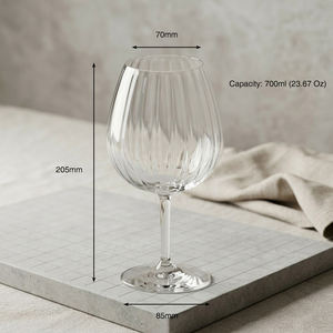 [Holar] Vasos de Vino de Plástico Acrílico Irrompible de 23oz, Fabricados en Taiwán, para Hostelería, Catering y Restaurantes - Product Image 3