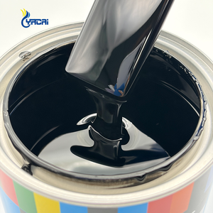 Peinture acrylique automobile et pour meubles 1K et 2K, couleurs personnalisables, résistance aux hautes températures, revêtement liquide <span class=keywords><strong>noir</strong></span> en spray pour voitures - Product Image 2