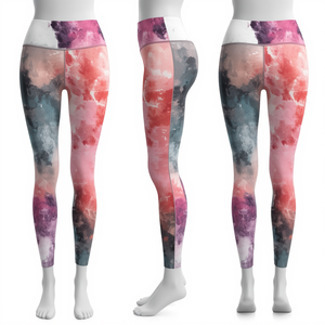 TACHTICAL STANDARD Leggings elásticos sin costuras de secado rápido y transpirables con estampado de cintura alta para mujer, ropa deportiva premium de poliéster AND1 - Product Image 4