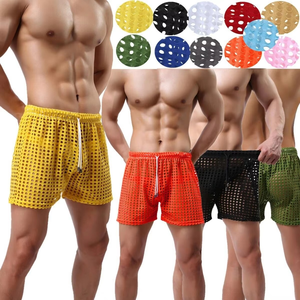 Shorts de basketball personnalisables en mesh blanc à micro-stripe pour hommes, 7 pouces, style streetwear, vente en gros OEM, impression par sublimation - Product Image 6