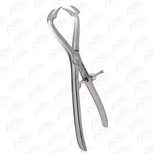 Pinzas de sujeción ósea autocentrantes veterinarias quirúrgicas de acero inoxidable con dientes para reducción de falanges, para cirugía ortopédica - Product Image 2