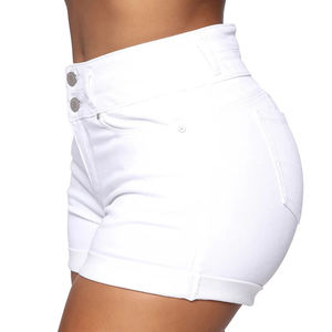 Women Stylish Denim Shorts Washed Finish Casual Summer Wear Women Summer Denim Shorts Casual Lightweight Fashion Clothing - Product Image 1