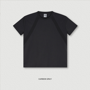 Camiseta Deportiva de Cuello Redondo de Alta Calidad, Secado Rápido, Transpirable, Estilo Vintage, Color Sólido, Moda Americana, Diseño Desestructurado, Talla Grande, para Gimnasio, Verano - Product Image 5