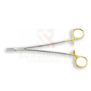 Ryder Micro Needle Holder 6 Inches <b>Gold</b> <b>Ring</b> Surgical Instrument Micro Surgery Needle Driver Certified by Blush Surgical - Product Image 3