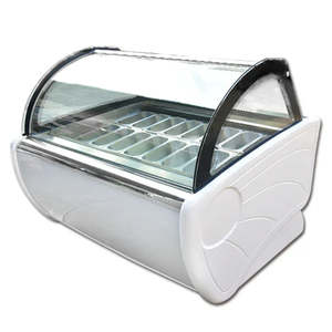 Congelador Exhibidor de Gelato Kolice SH-16 de Dieciséis Compartimentos con Vitrina Iluminada - Product Image 5