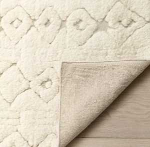 Luxury Bohemian Style Carpet Neutral Textured Area <b>Rug</b>, Loop Cut Pil Modern Geometric Pattern Living Room Bedroom Decorative <b>Rug</b> - Product Image 3