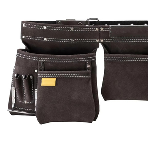 OEM Service Latest Design Reusable <b>Leather</b> <b>Tool</b> Bag / Top Quality Customized Logo Genuine <b>Leather</b> <b>Tool</b> Bag - Product Image 2