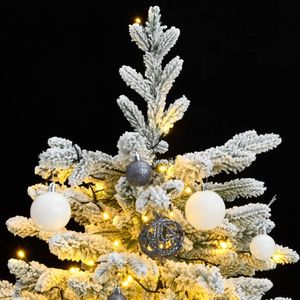 Albero di natale artificiale incernierato con 150 e palla Set 59.1 \ "albero di natale - Product Image 3