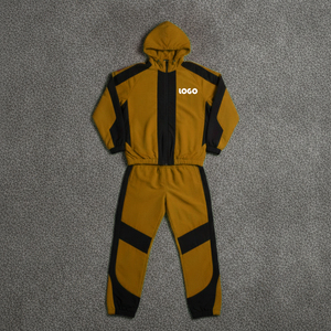Survêtements coupe-vent sur mesure de haute qualité pour hommes, vêtements de sport et de jogging élégants de style hip-hop pour l'hiver, ensemble coupe-vent - Product Image 6
