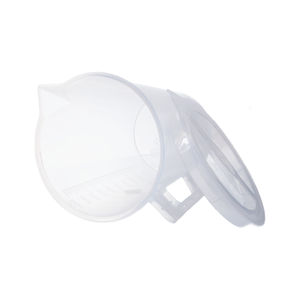 Gobelet doseur en plastique de 5000 ml avec couvercle, poignée et bec verseur, grand outil de mesure de liquides - Product Image 5