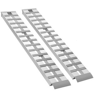 Rampas de Carga para Camiones de Aluminio Reforzado, 2 Piezas, 96 x 15 Pulgadas, Capacidad de 10000 Libras, Juego de Rampas para Camionetas y Remolques - Product Image 1