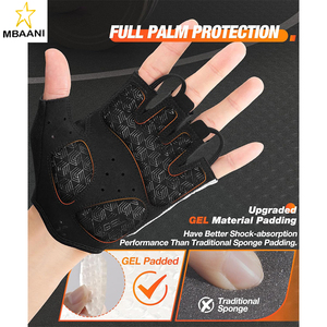 GEL <b>Pad</b> Cycling Gloves for Men & Women, Workout Gloves with <b>Cushion</b>, Breathable, Grip, Biking, Weight Lifting Training, Fitness - Product Image 2