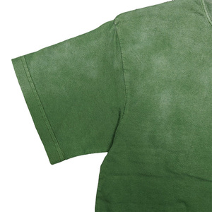 Nueva llegada: Camiseta de manga corta para hombre, color verde sólido, cuello redondo, corte regular, algodón jersey, estilo casual y precios bajos. - Product Image 3