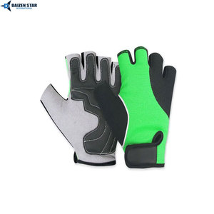 Gants de cyclisme d'été personnalisés OEM d'usine, respirants, avec poignées antidérapantes en gel, demi-doigts, légers pour VTT et vélo de route - Product Image 4