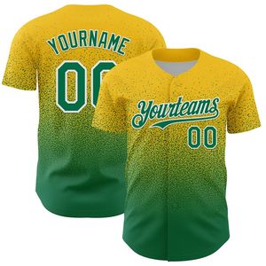 Maillot de baseball professionnel à boutons, uniforme d'équipe personnalisé, 100 % coton biologique, antibactérien, col en V, imprimé sérigraphié, manches courtes - Product Image 5