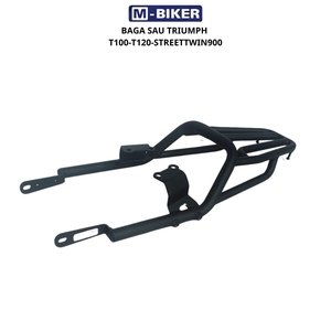 Portaequipajes de Aluminio Mecanizado CNC M-Biker con Tratamiento de Superficie Sn Tnh para Motocicletas Model 3 Compatible con T100 T120 Street Twin900 - Product Image 1