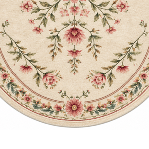 Alfombra de Lana Hecha a Mano Phool Saanjh, Alfombra de Diseño Artesanal de Primera Calidad - Product Image 2