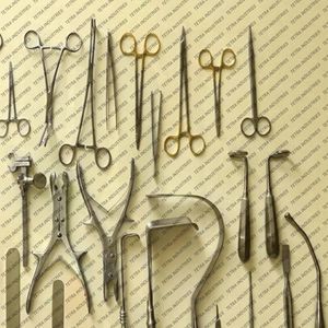 Ensemble d'instruments chirurgicaux pour thoracotomie manuelle, 35 pièces, en acier inoxydable allemand, ensemble d'instruments pour chirurgie ouverte de la poitrine, certifié CE - Product Image 3